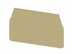 0.0.0.4.50220, Концевой сегмент на измер. клеммники WGO3, (бежевый);  NPP WGO3