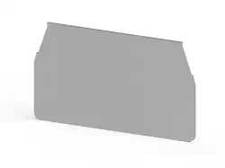 0.0.0.4.50229, Концевой сегмент на измер. клеммники WGO3, (серый);  NPP WGO3