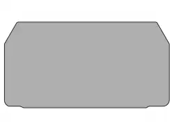 0.0.0.4.50239, Концевой сегмент на измер. клеммники WGO2N, (серый); NPP WGO2N