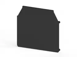 0.0.0.4.50255, Концевой сегмент на клеммники AVK 25RD, (черный); NPP/AVK 25RD