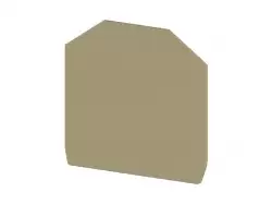 0.0.0.4.50269, Концевой сегмент на клеммники AVK-Y10, (бежевый); NPP / AVK-Y10