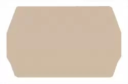 0.0.0.4.50280, Концевой сегмент на клеммники CPB 6, (бежевый); NPP / CPB 6