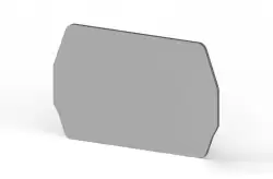 0.0.0.4.50289, Концевой сегмент на клеммники CPB 6, (серый); NPP / CPB 6