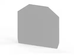 0.0.0.4.50300, Концевой сегмент на клеммники AVK-Y4/Y6, (серый); NPP / AVK-Y4/Y6