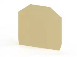 0.0.0.4.50309, Концевой сегмент на клеммники AVK-Y4/Y6, (бежевый); NPP / AVK-Y4/Y6