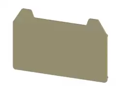 0.0.0.4.50340, Концевой сегмент на клеммники AVK 4R-A (бежевый); NPP / AVK 4CC - CCA