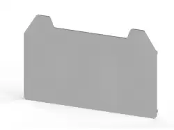 0.0.0.4.50349, Концевой сегмент на клеммники AVK 4CC/CE/CCA, (серый); NPP AVK 4CC/CE/CCA