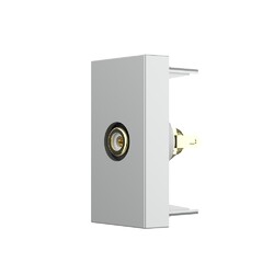 Розетка мультимедийная RCA видео Livolo, цвет серый (механизм) Розетка мультимедийная RCA видео Livolo, цвет серый (механизм)