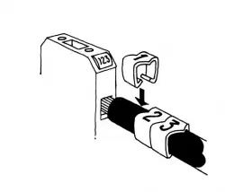 0.0.0.5.19002, Маркировка кабеля KE3 (4...6 мм.кв.)  "2"