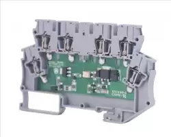 0.0.0.1.10010N, Клеммник 2-х ярусный с электронными компонентами (схема 1); WG-EKI-С-корпус MDB