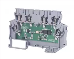 0.0.0.1.10020N, Клеммник 2-х ярусный с электронными компонентами (схема 2); WG-EKI-C-корпус MDB