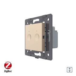 Сенсорный выключатель для штор Livolo ZigBee Module, цвет золотой (механизм) Сенсорный выключатель для штор Livolo ZigBee Module, цвет золотой (механизм)