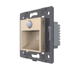 Подсветка лестницы, пола Livolo с датчиком движения, цвет золотой (механизм)