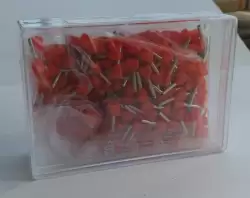 0.0.0.5.72010, Наконечник изолированный IKY 2x 0,5/8 (огнестойкий)