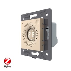 Датчик температуры и влажности ZigBee Livolo, цвет золотой (механизм) Датчик температуры и влажности ZigBee Livolo, цвет золотой (механизм)
