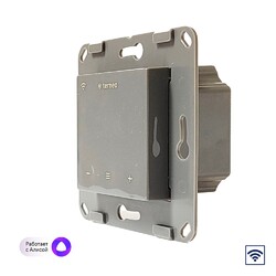Терморегулятор Terneo SX Wi-Fi для рамки LIVOLO с сенсорным управлением, внешний датчик температуры, серый (механизм)
