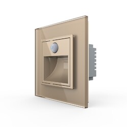 Подсветка лестницы, пола Livolo с датчиком движения Золотая