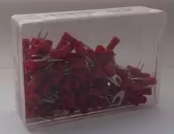 0.0.0.5.91010, Наконечн. изол. 0,5-1,5 мм.кв., "вилка", M3;   KCK-301