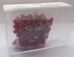 0.0.0.5.91012, Наконечн. изол. 0,5-1,5 мм.кв., "вилка", M4;   KCK-401