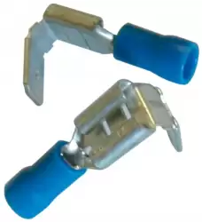 0.0.0.5.96010, Наконечн. изол. 0,5-1,5 мм.кв., плоский гнездовой c ответвлением, 6,4х0,8;  KPB-1638