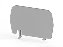 0.0.0.4.63180, Разделитель клеммных групп для  PYK 1,5-2,5-4, (серый); APP / PYK 1,5-2,5-4