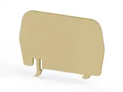 0.0.0.4.63189, Разделитель клеммных групп для  PYK 1,5-2,5-4, (бежевый); APP / PYK 1,5-2,5-4 