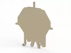 0.0.0.4.68060, Держатель прозрачной крышки, с возм. Пломбировки (бежевый); SKK-MR35 