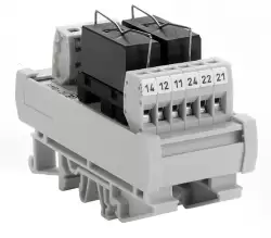 0.0.0.1.84232, Релейный модуль двойной RMG 2-4 (24V AC/DC, 2 C/O, 5 A.)