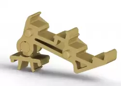 0.0.0.4.98210, Двойной держатель маркировочных элементов для PYK 2,5 - 2F (бежевый); PYK 2,5 ETS2