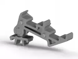 0.0.0.4.98219, Двойной держатель маркировочных элементов для PYK 2,5 - 2F (серый); PYK 2,5 ETS2