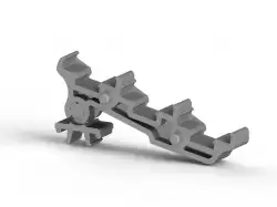 0.0.0.4.98229, Трехуровневый держатель маркировочных элементов для PYK 2,5 - 2F (серый); PYK 2,5 ETS3