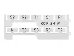 0.0.0.5.08057, Маркировка без надписей, для AVK 50/ 95/ 150/ 240, 17х8 мм, (белая); KOIP TT W, (упак. 240 шт.)