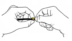 0.0.0.5.16041, Маркировка кабеля (кольцо) KG2  (4...16 мм.кв.), "S"  (уп. 50 шт.)