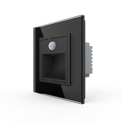 Подсветка лестницы, пола Livolo с датчиком движения Черная