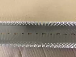 554022WS, KKS 1008 100x80 (ШxВ) Перфорированный короб с крышкой;(Широкий шаг перфорации) (упак 16м. )