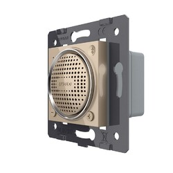 Bluetooth 5.0 колонка Livolo, цвет золотой (механизм) Bluetooth 5.0 колонка Livolo, цвет золотой (механизм)