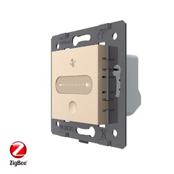 Регулятор вытяжки ZigBee Livolo, цвет золотой (механизм)