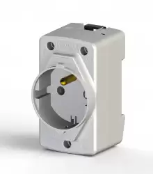 0.0.0.6.70300, Розетка на DIN-рейку, для ИБП, 16А, 250В; PAP U