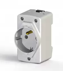 0.0.0.6.70400, Розетка на DIN-рейку, для ИБП, с индикацией, 16А, 250В; PAP LU