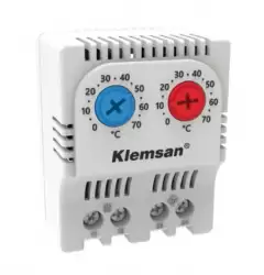 0.0.0.6.80003, Термостат сдвоеный KLM TM 12 Thermostat Heat-Cool - Регулирование нагревания,охлаждения, вентиляции NO;NC