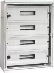 0.0.0.6.90098, Распределительный корпус с прозрачной дверцей - АБС пластик KDT 6080 IP65 Halogen Free