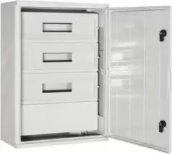 0.0.0.6.90124, Распределительный корпус с прозрачной дверцей и с цоколем - АБС пластик KDOC 5060 IP65 Halogen Free