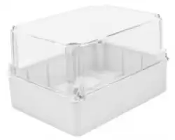 0.0.0.6.90423, Распределительная коробка без отверстий IP67 - высокая прозрачная крышка KJBT 33*2 Halogen Free