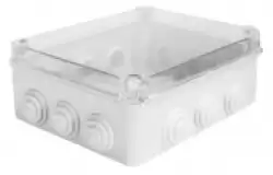 0.0.0.6.90510, Распределительная коробка с заглушками IP54  - прозрачная крышка KJTS 1511 Halogen Free