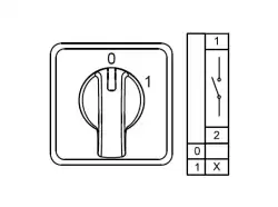 0.0.0.8.00003, CS025090S; Двухпозиционные Переключатели Вкл-Выкл (0-1); 1 FAZ 25 A 60°