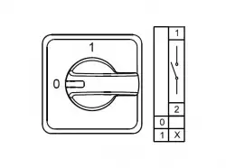 0.0.0.8.00050, CS010270E; Аварийные Переключатели Двухпозиционные (0-1); 1 FAZ 10 A 90°