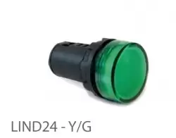 0.0.0.8.00714, LIND24 - Y/G; Лампы сигнальные светодиодные - 24 В AC/DC (Зеленый)