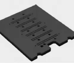 0.0.0.8.06010, KL-PLT A; Пластина для Klecard (под клемный маркировки)