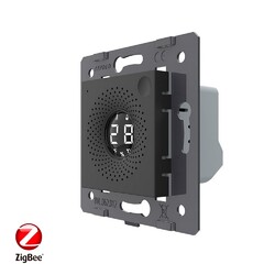 Датчик температуры и влажности ZigBee Livolo, цвет черный (механизм) Датчик температуры и влажности ZigBee Livolo, цвет черный (механизм)
