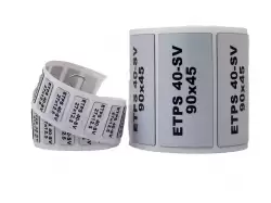 0.0.0.8.08066, Маркировка для Щита ETPS 40- SV 35X18 Серебряная 